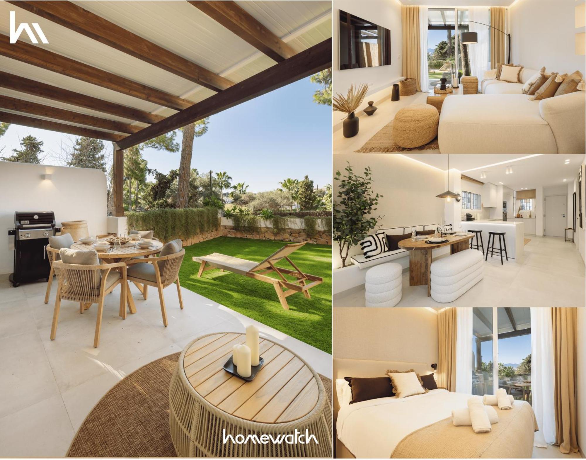 Modern First Floor Apartment, With Private Terrace Garden And Barbecue, In First Line Of Aloha Golf, In Nueva Andalucia Apartment Marbella